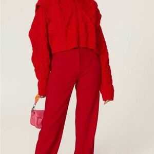 Aknvas Red Knit sweater